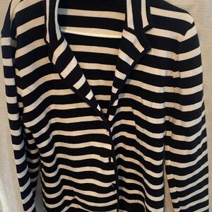 Black & white formal jacket